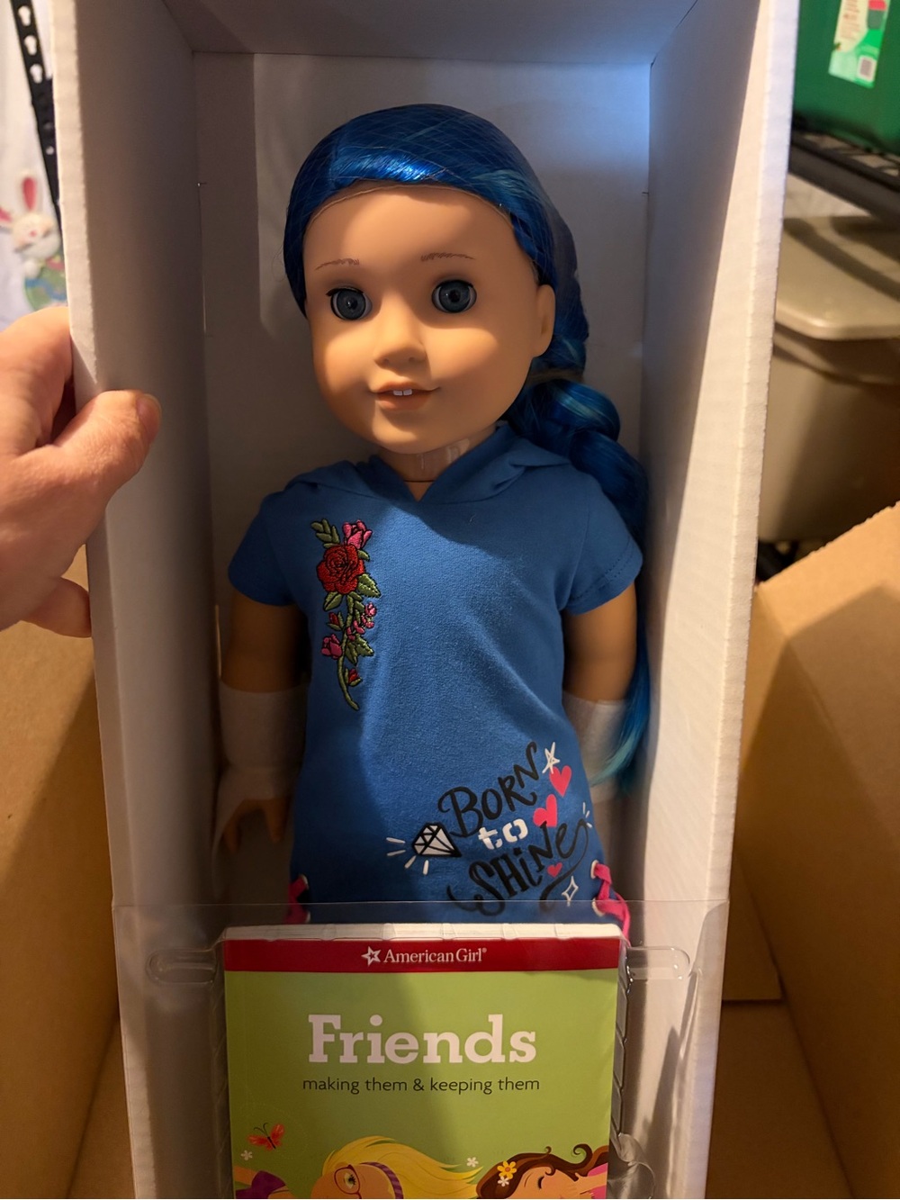 American Girl Street Chic Doll with Blue Hair Truly Me #90 - Picture 7 of 8
